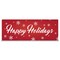 Signmission Happy Holidays Banner Concession Stand Food Truck Single Sided B-96-30085 - alternate 1